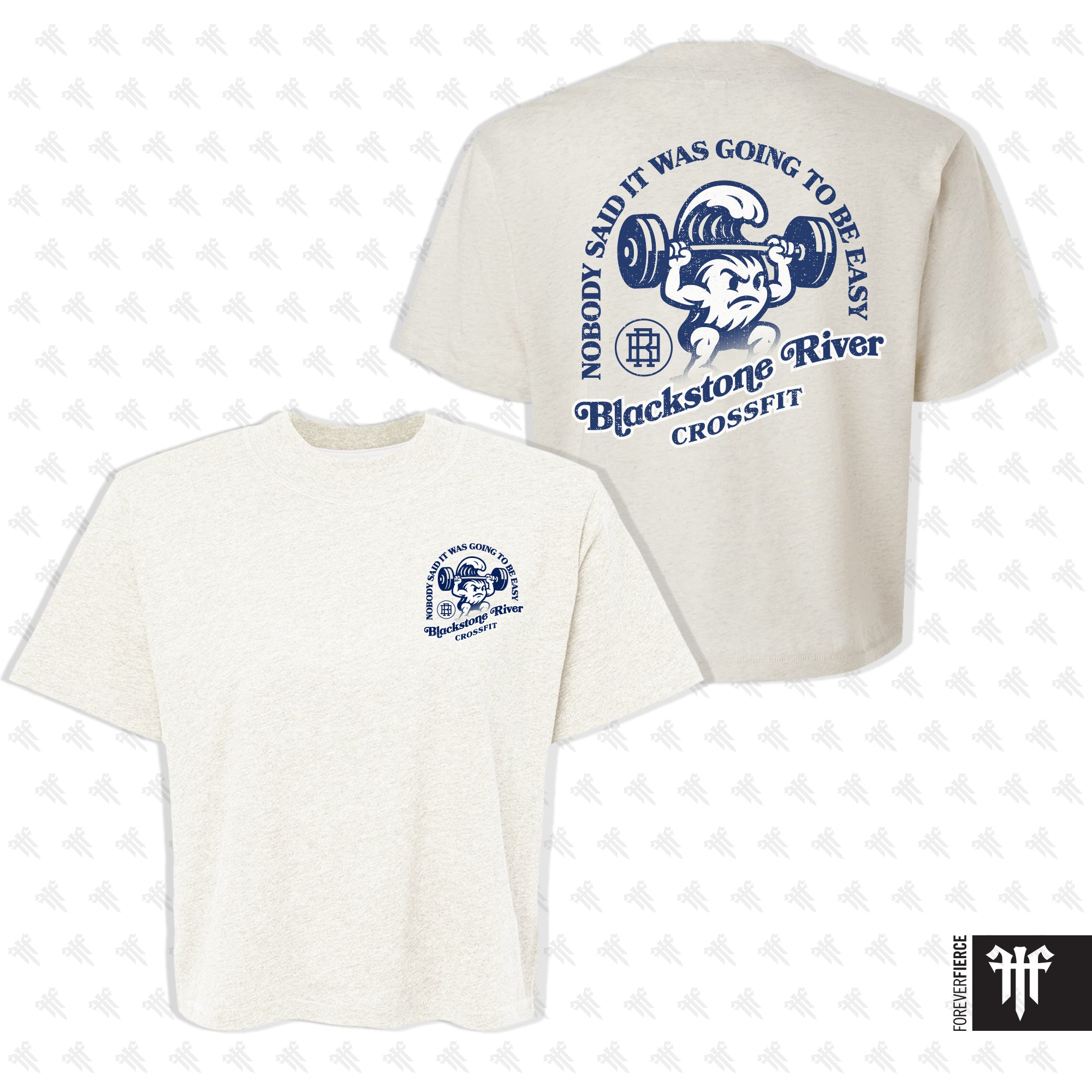 Blackstone River CrossFit July 2026 Wave Womens Crop Tee