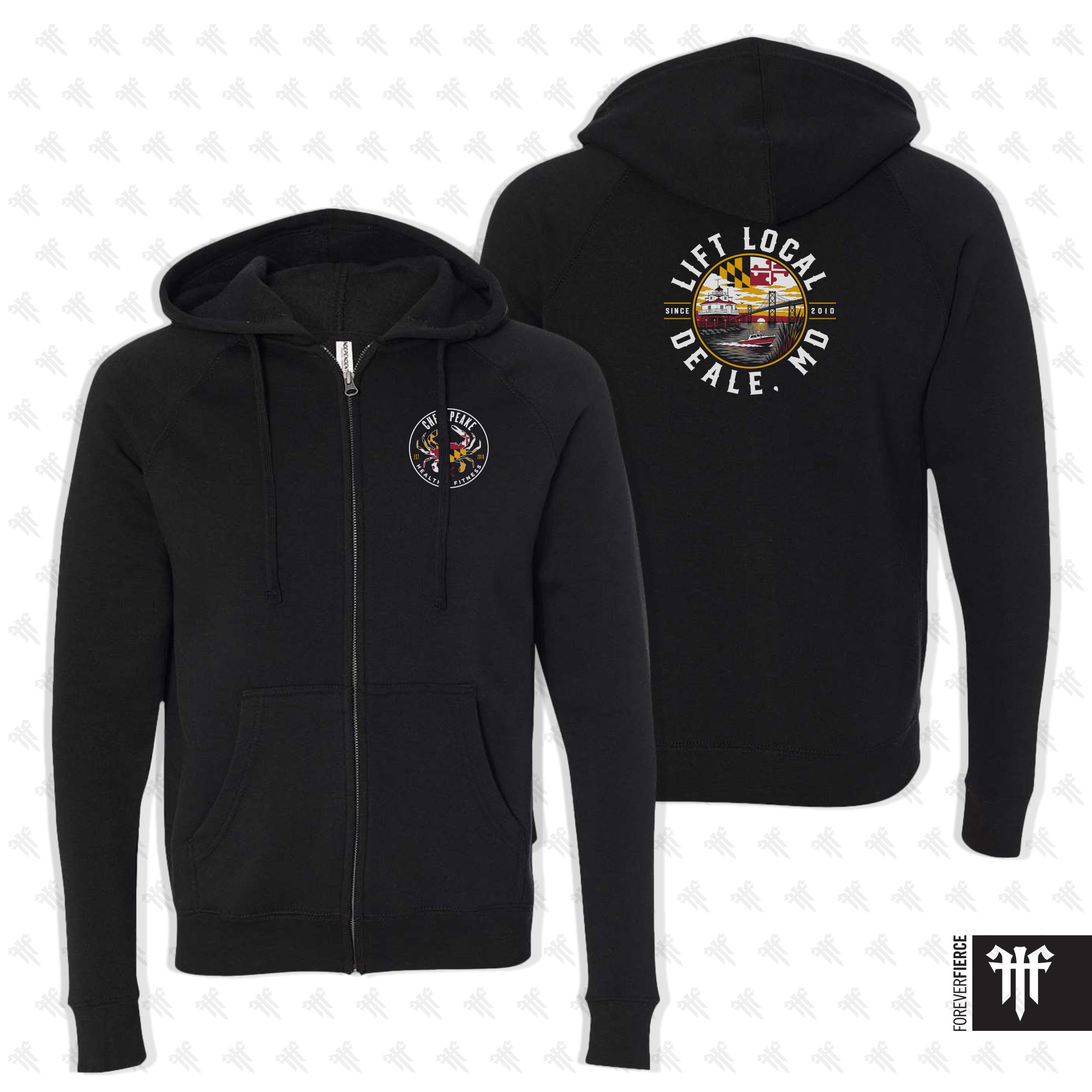 Chesapeake Health & Fitness Club July 2026 Full-Zip Hoodie