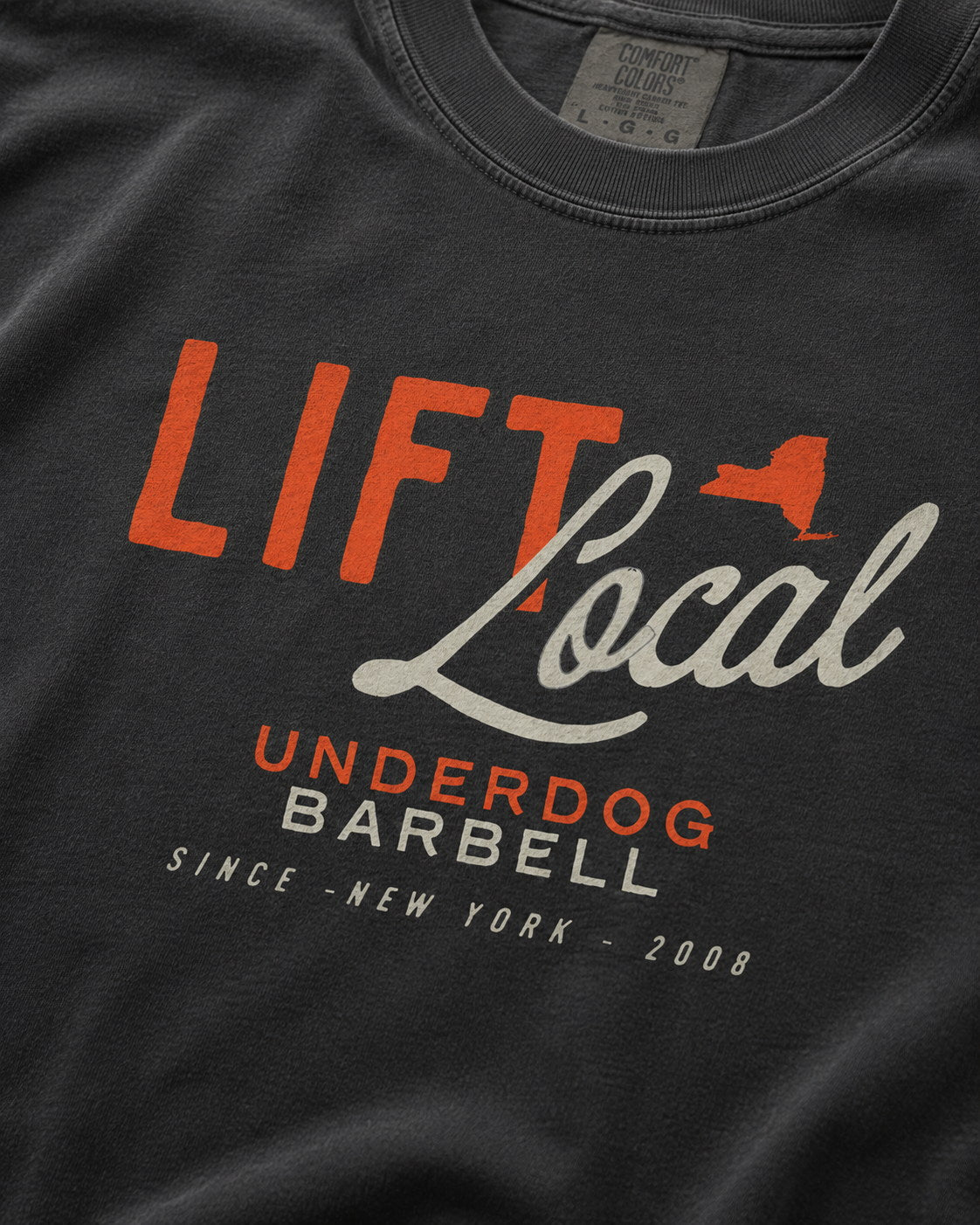 Design example: Lift Local series chest print